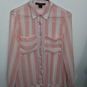 Long sleeve pink shirt